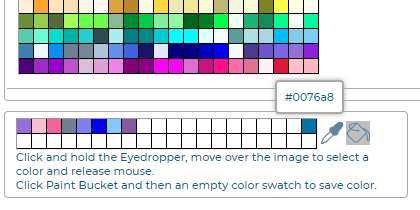Adding a custom color to the color picker.